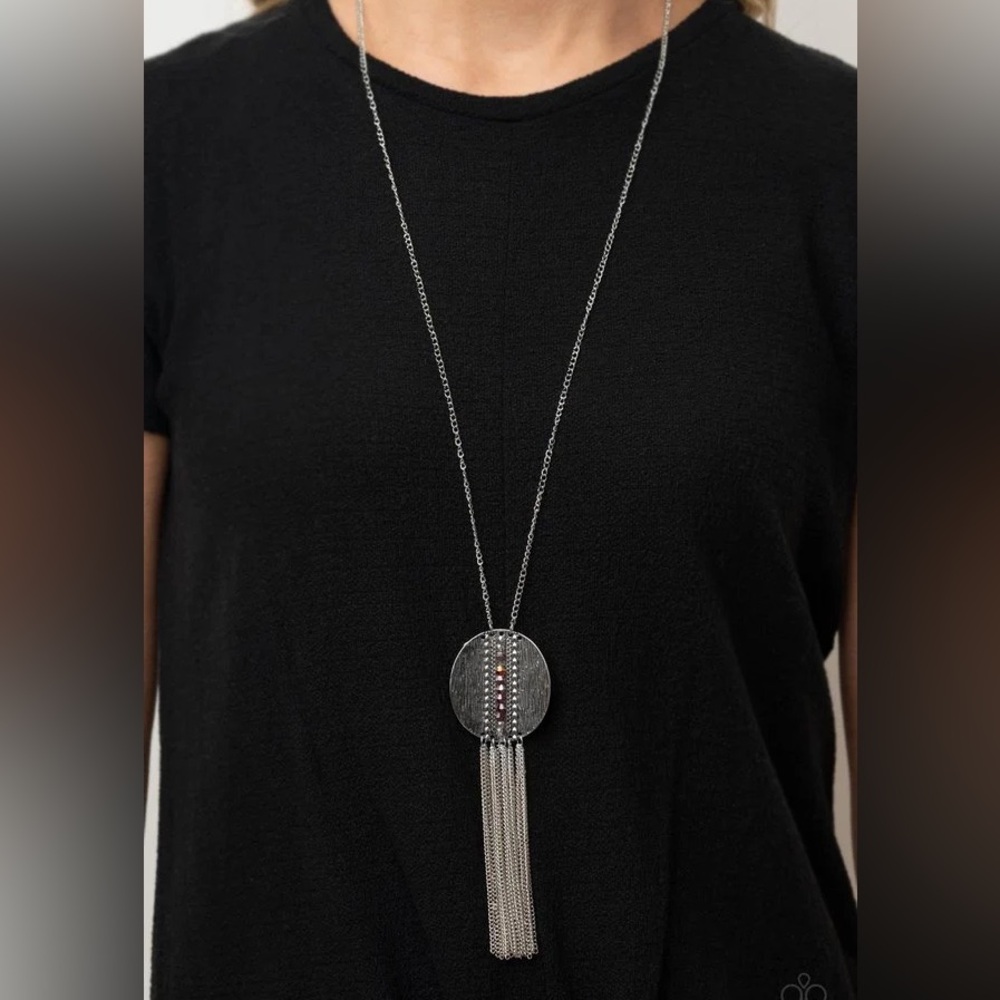Paparazzi Jewelry - Radical Refinery Red Necklace - Vintage